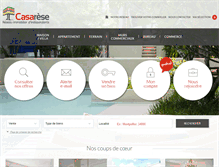Tablet Screenshot of casarese.com